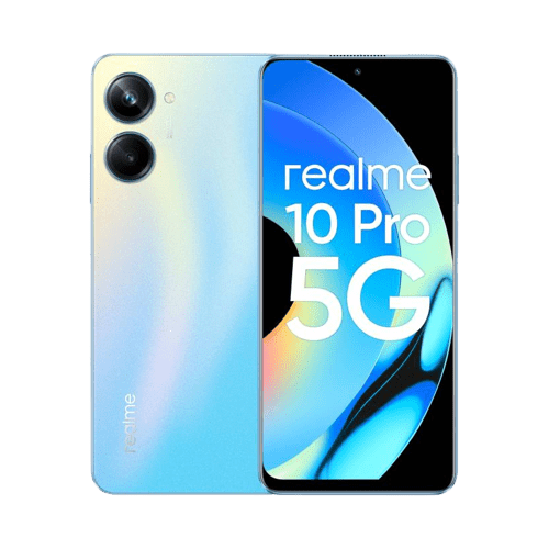 Realme 10 pro 5G nebula blue phone image
